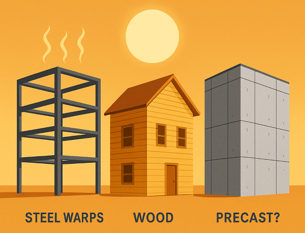 Precast in summer heat