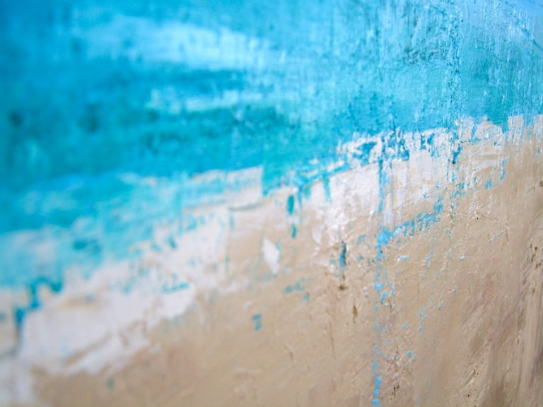 Ocean 5'W x 6'H Acrylic on Canvas