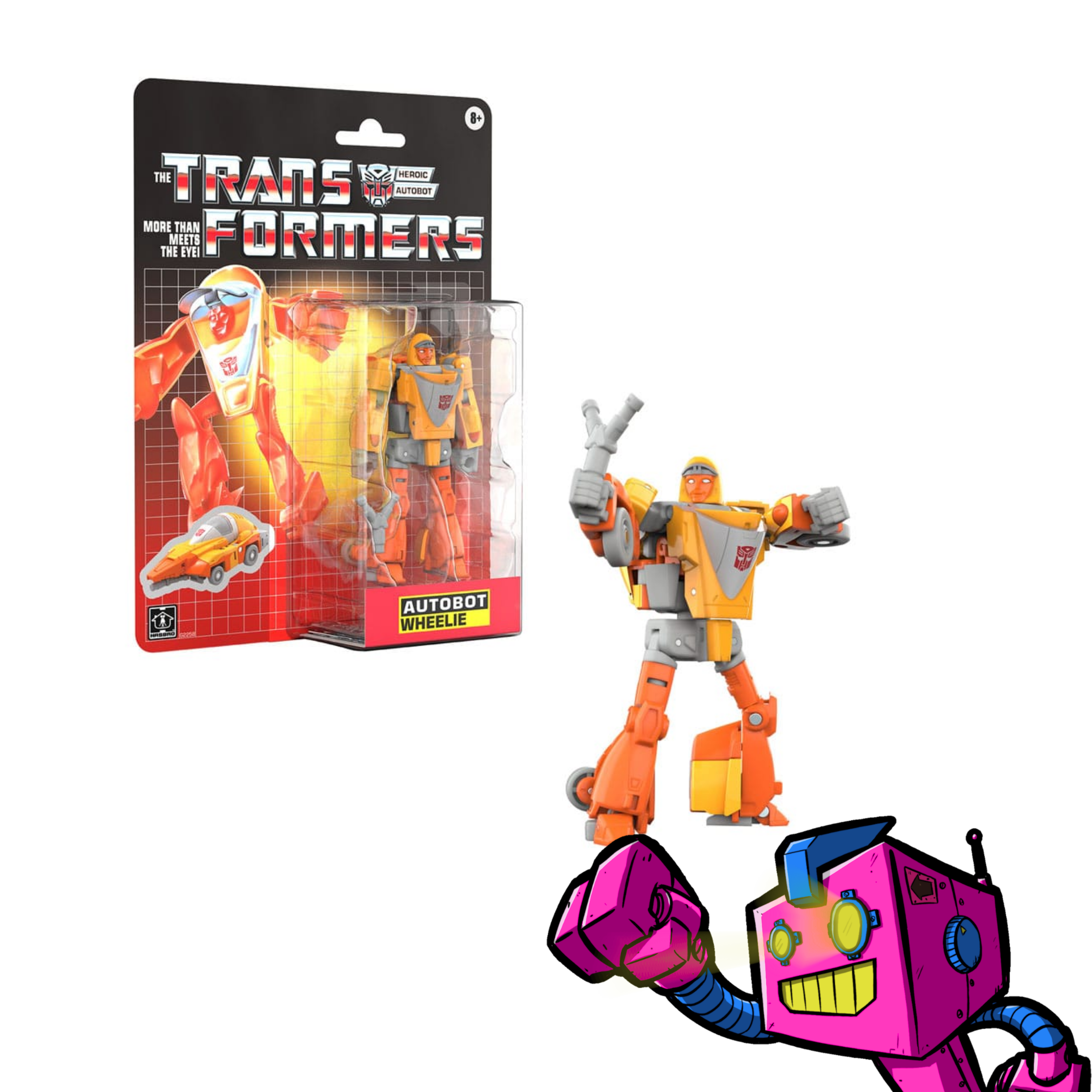 The Transformers Retro G1 Action Figure Autobot Wheelie