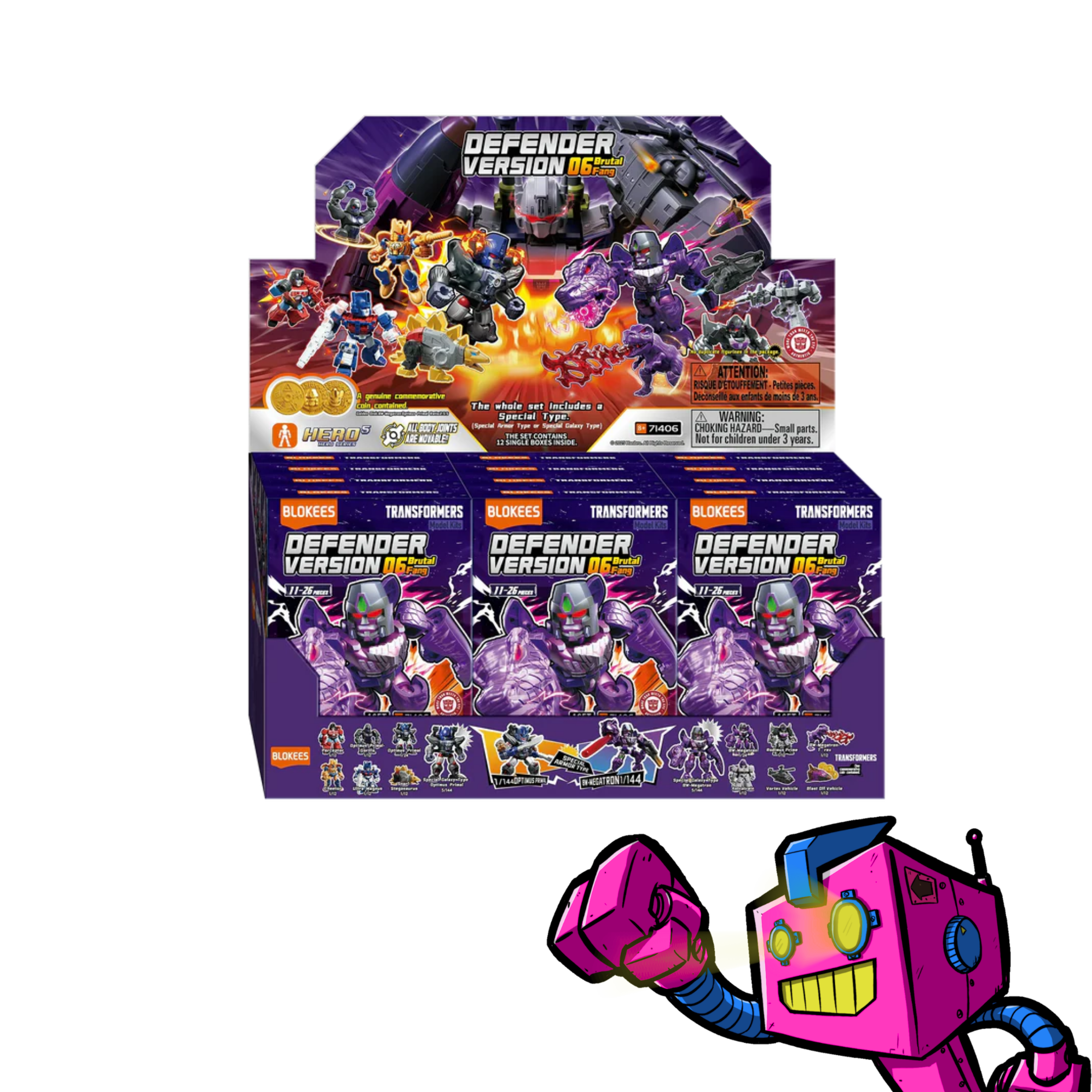 Transformers Blokees Build a Figure Defender Series 6