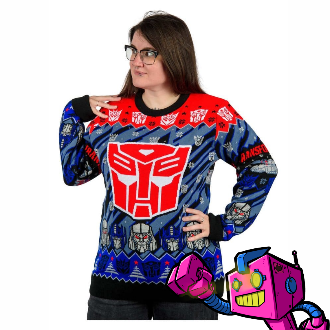 Transformers Christmas Sweater - AAA Merchandise