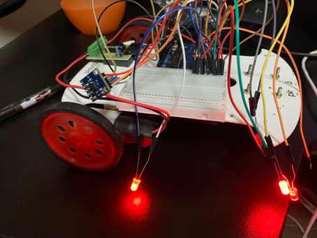 Robotics day 10-The gesture robot (accelerometer)