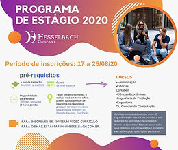 Oportunidade: Hesselbach Company inaugura programa de estágio e inicia seleção online de candidatos