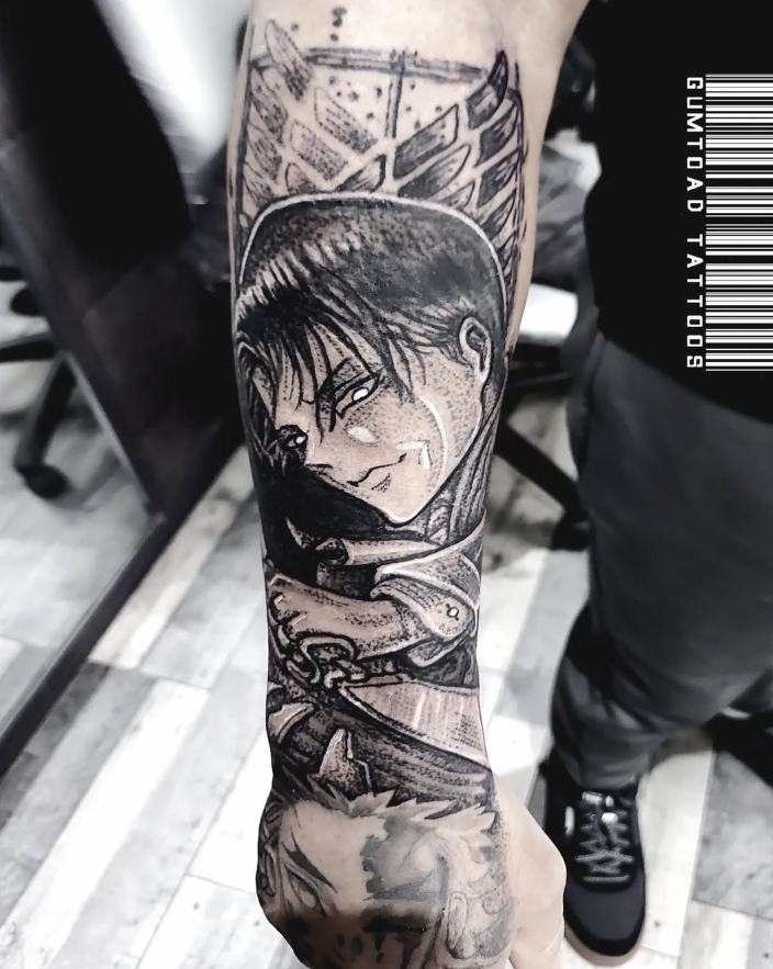Anime tattoo design