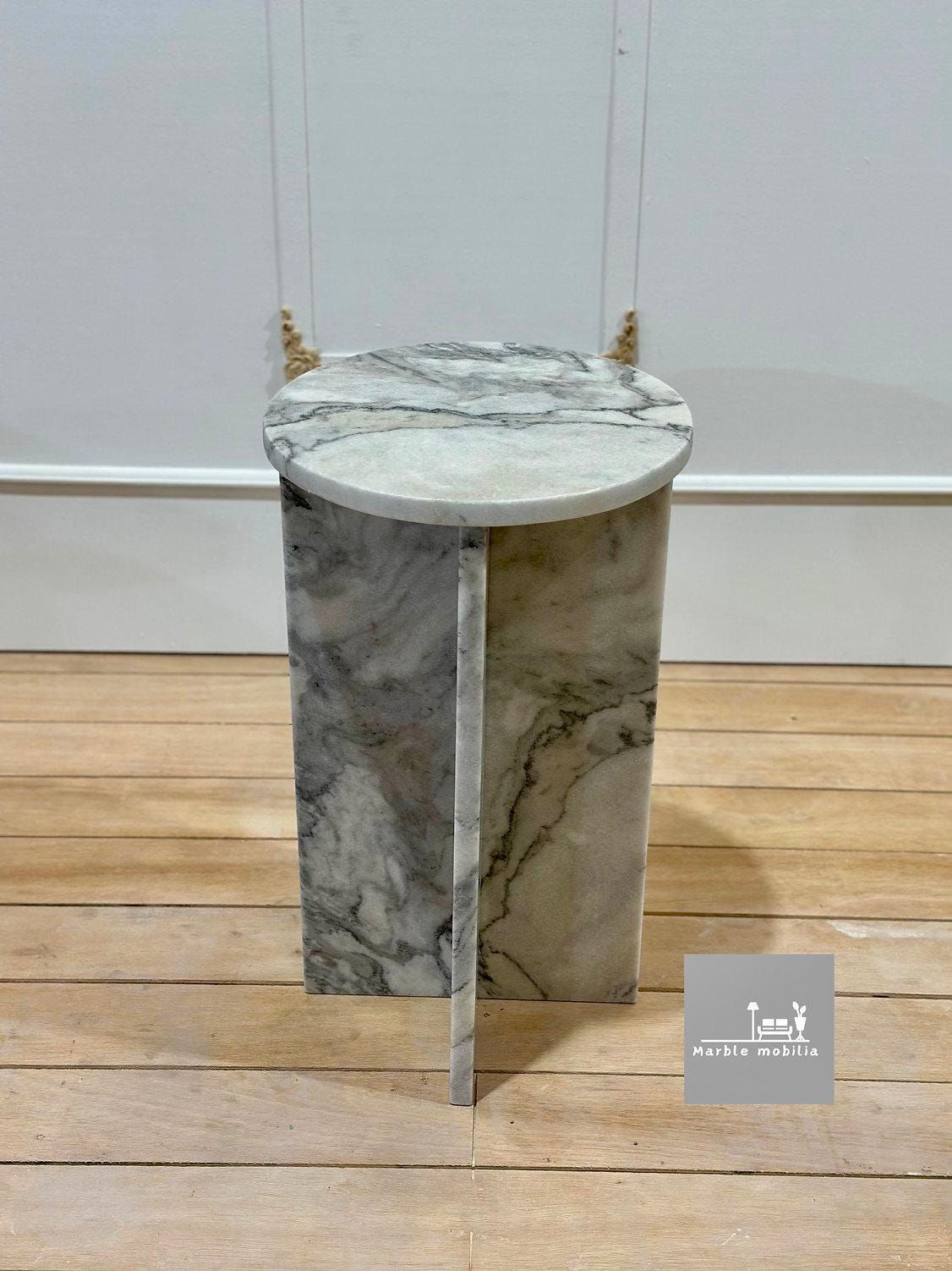 Arabescatto Marble BedSide table