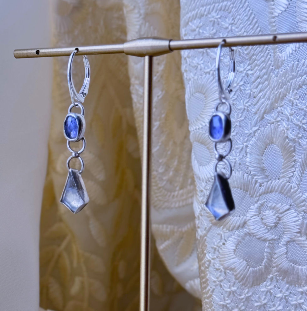 Thumbnail: Tanzanite x Moonstone Earring Set
