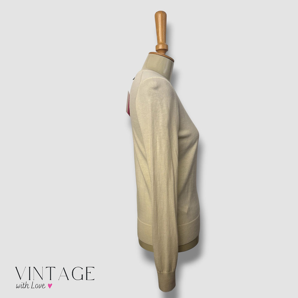 Thumbnail: Ann Taylor Cream Cardigan - Size S