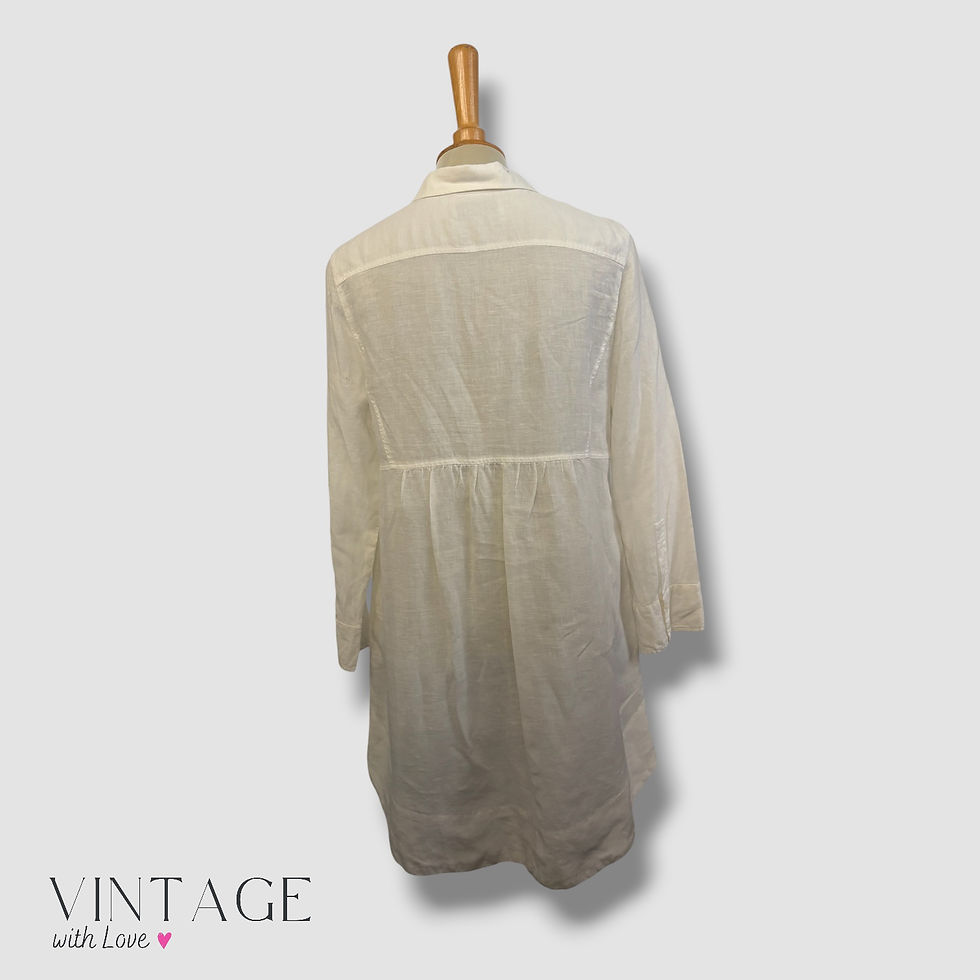 Thumbnail: Weekend MaxMara White Shirt - Size Estimated M
