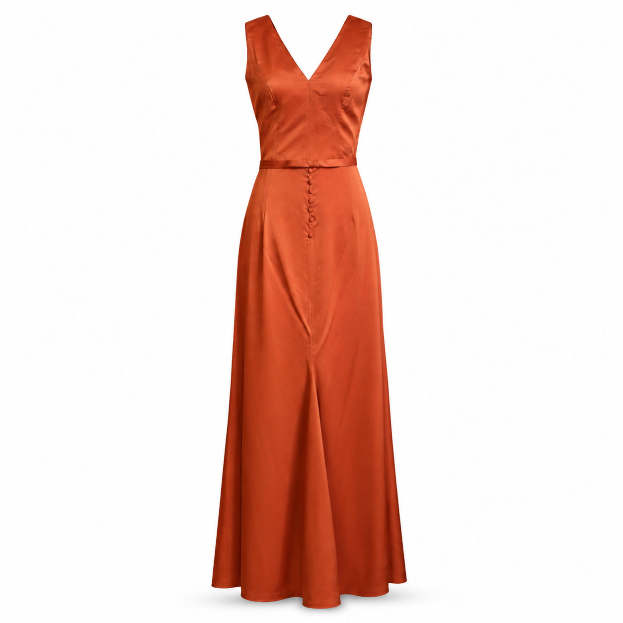 Orange 2 Piece Dress & Skirt- Size Estimate S