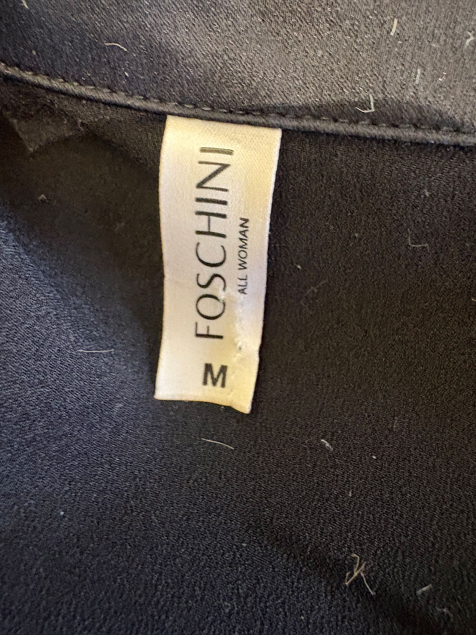 Thumbnail: Foschini Black Satin Shirt - Size M