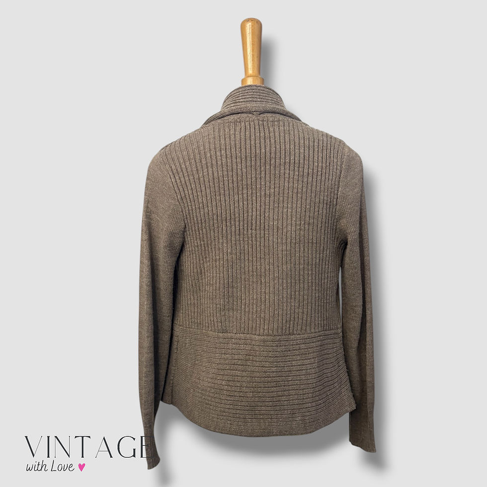 Thumbnail: H&M Stone Cardigan - Size S