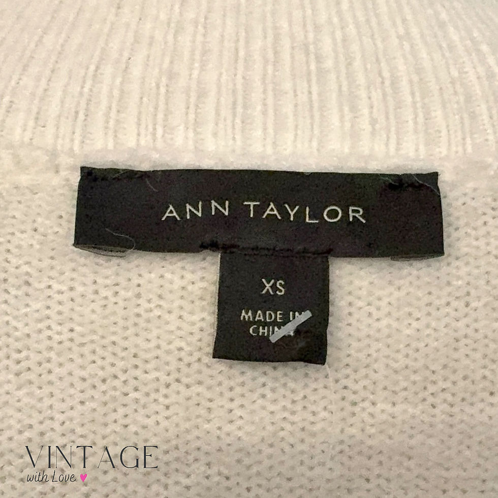 Thumbnail: Ann Taylor Cream Knit Cardigan - Size XS