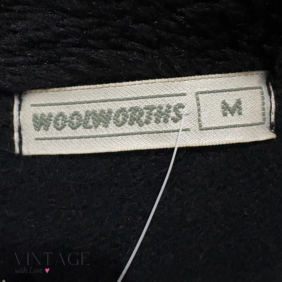 Thumbnail: Woolworths Black Cardigan Fur Trim - Size M