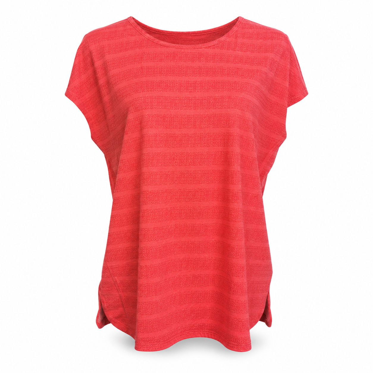 Peach Stripe Top - Size Estimate M