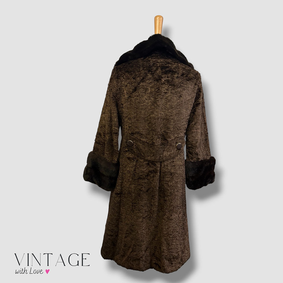 Thumbnail: Wet Seal by Brynmoor Brown Plush Coat - Size S