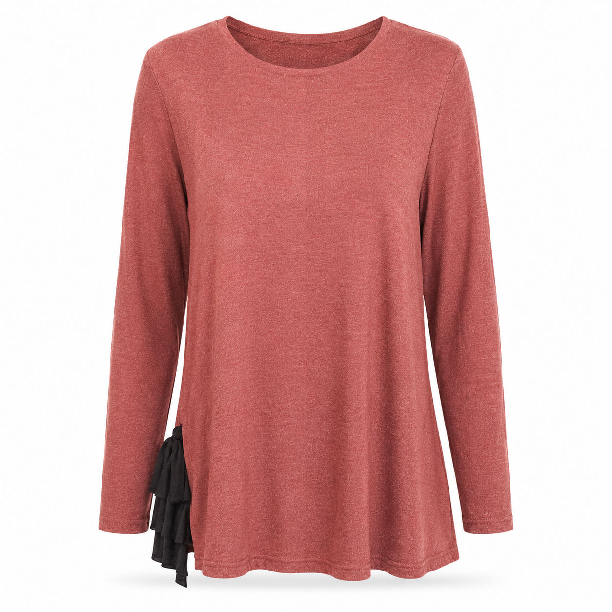 Edition. Red Long Sleeve Top – Size S