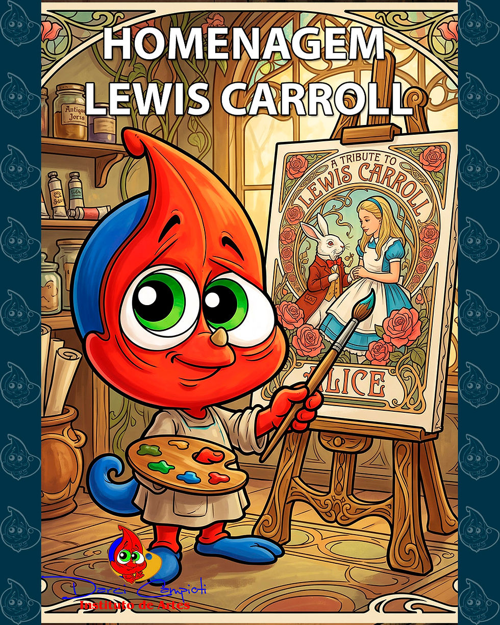 Painel sobre: Homenagem Especial Arte em Art Nouveau: A Arquitetura Fantástica de Lewis Carroll e a Arte Sequencial