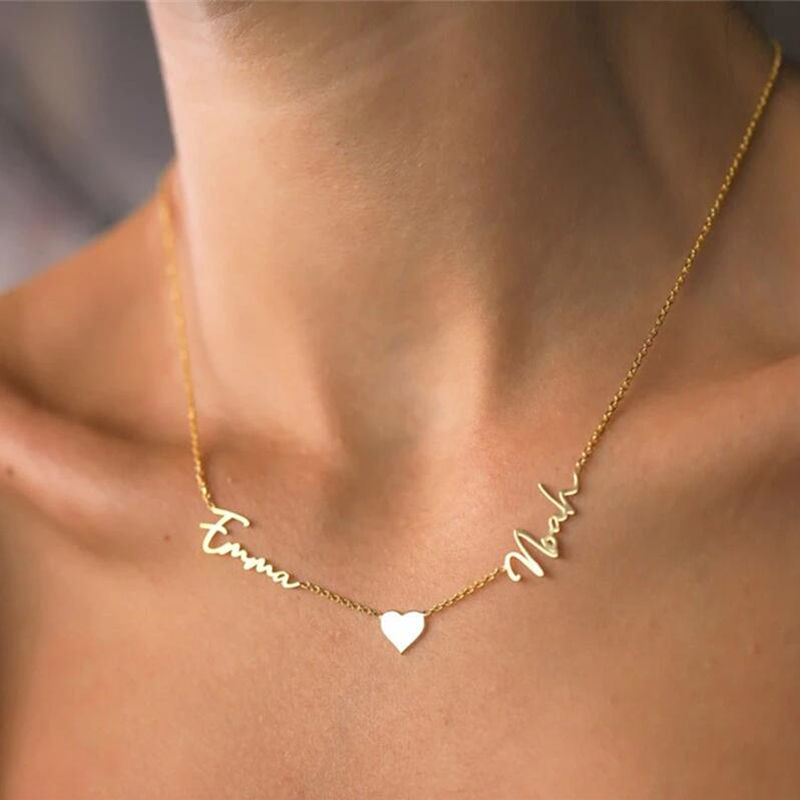 Miniature : Personalized  necklace 2 name