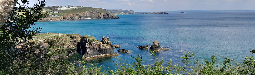 vue sur l'aber presqu'ile de crozon