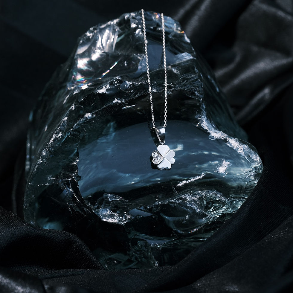 925 Ayar Gümüş Kadın Dört Yonca Kolye