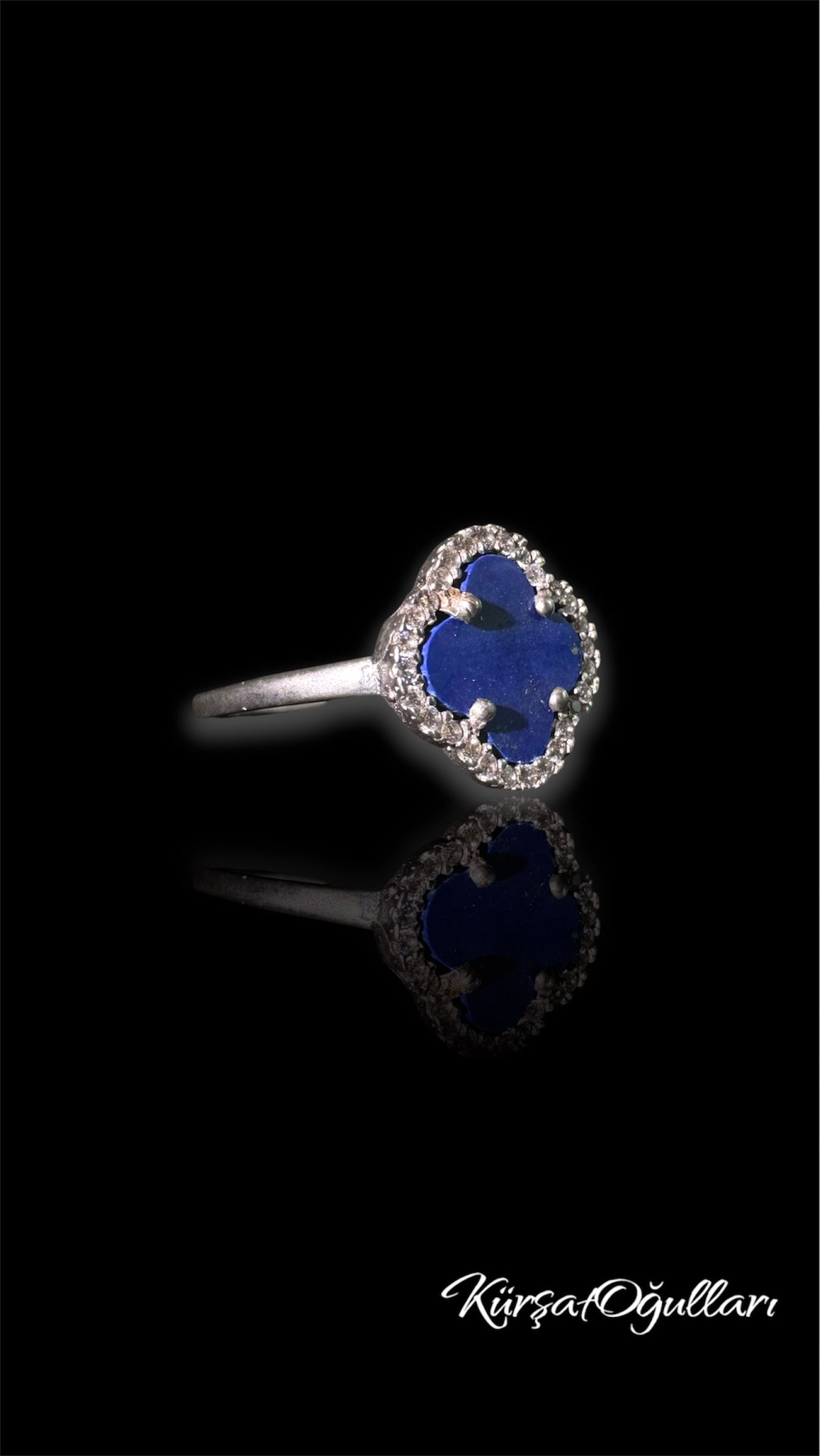 925 Ayar Gümüş Van Cleef Model Kadın Yüzük