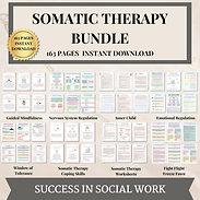 Somatic Therapy Bundle, Somatic Healing & Exercises, Emotional Regulation, Grounding Techniques, Somatic Experience and worko