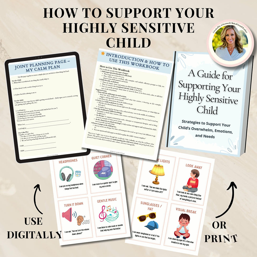 Thumbnail: Highly Sensitive Child Toolkit for Parents: Calm Routines, Sensory Support