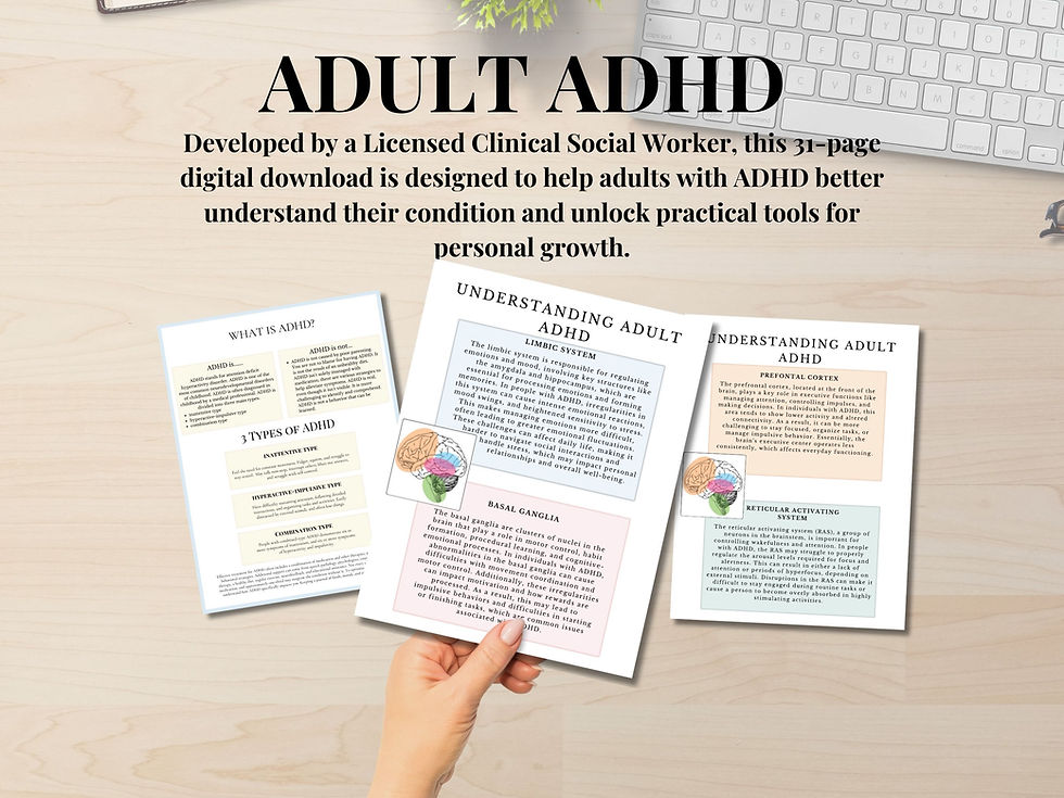 Thumbnail: ADHD Therapy Workbook, Adult Adhd Planner, ADHD Late Diagnosis, neurodiversity