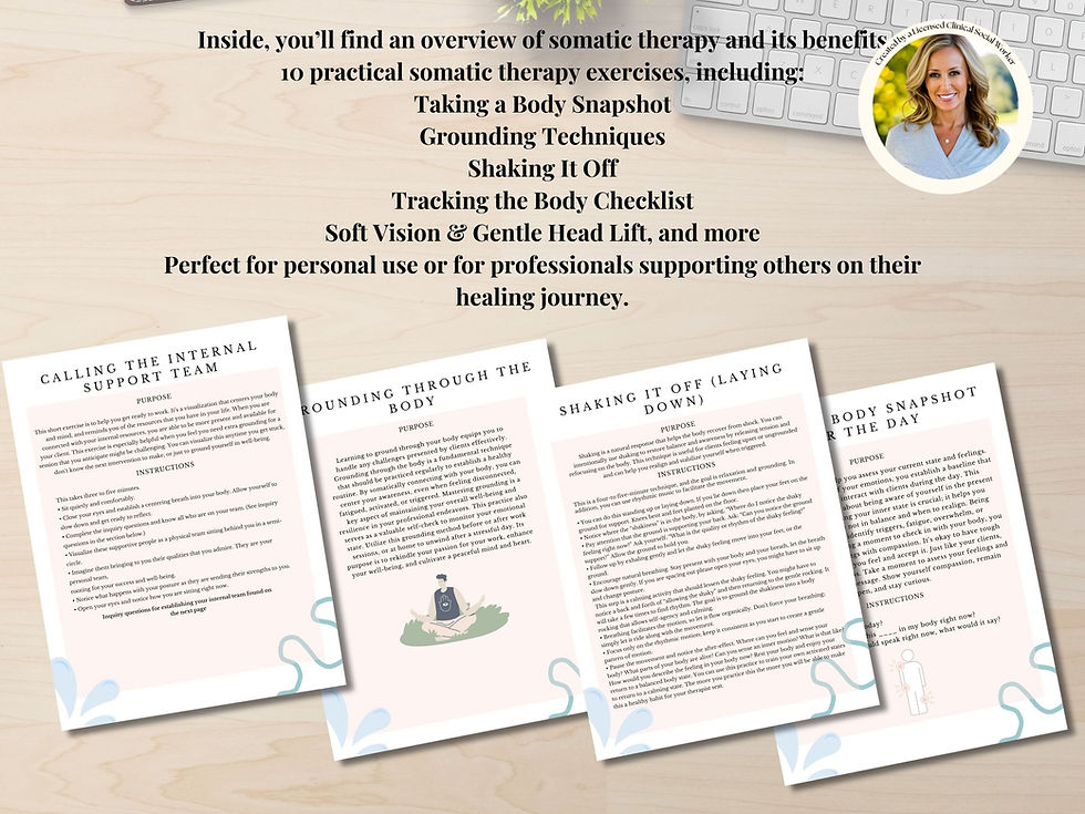 Thumbnail: Somatic Therapy Bundle, Somatic Healing & Exercises, Emotional Regulation, Groun