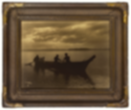 Edward S. Curtis Orotone Goldtone Photog