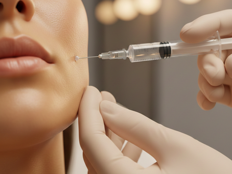 A syringe of Profhilo skin booster treatment, used for deep injectable hydration and bio-remodelling