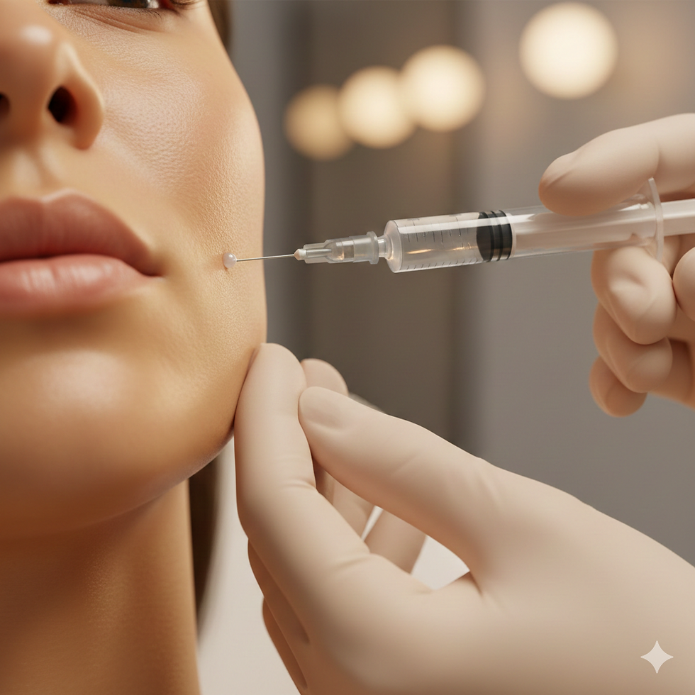 A syringe of Profhilo skin booster treatment, used for deep injectable hydration and bio-remodelling