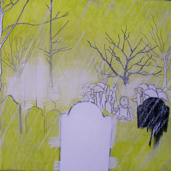 pioggia al funerale