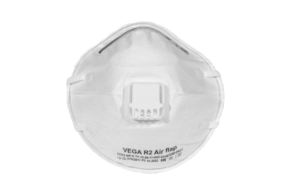 Респиратор VEGA R2 Air flap (FFP2) с клапаном