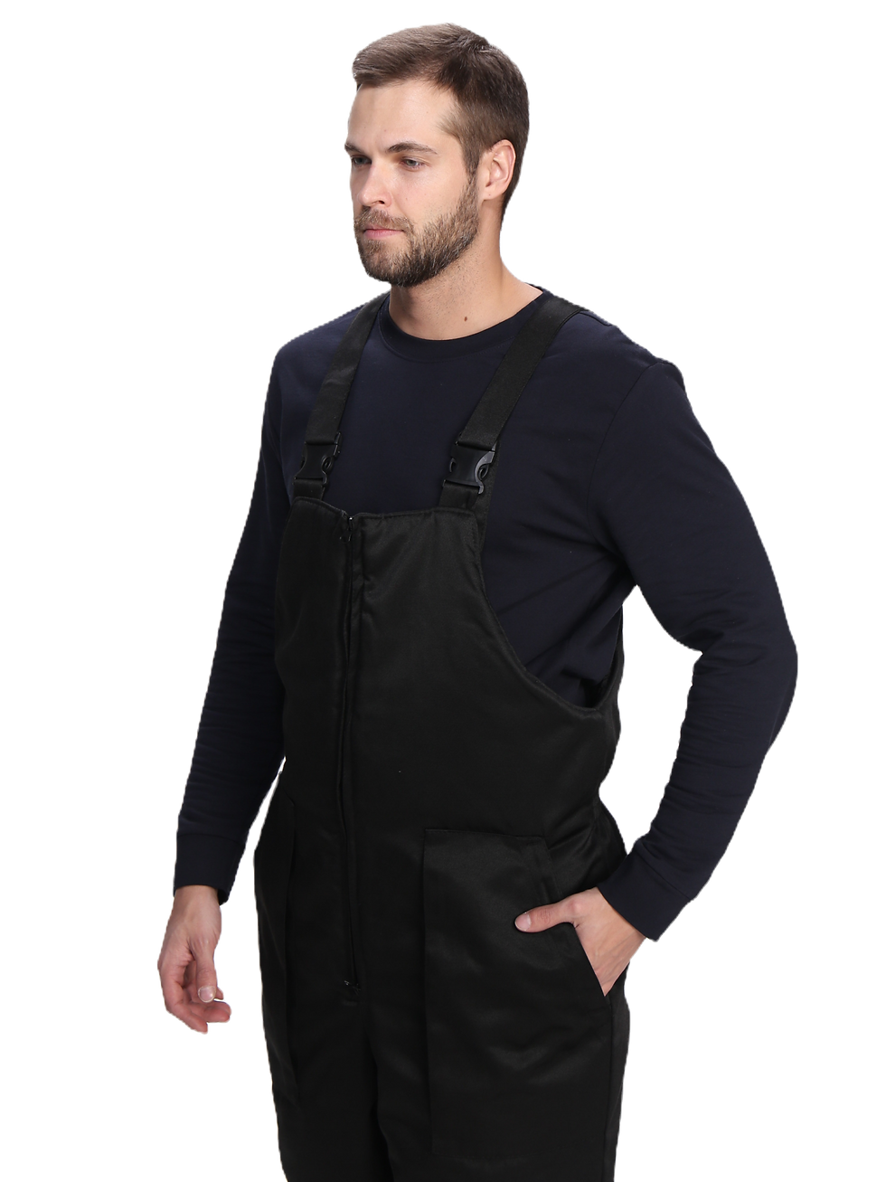 Миниатюра: Костюм зимний Мегрес-2 (тк.Смесовая,250) п/к, черный/красный