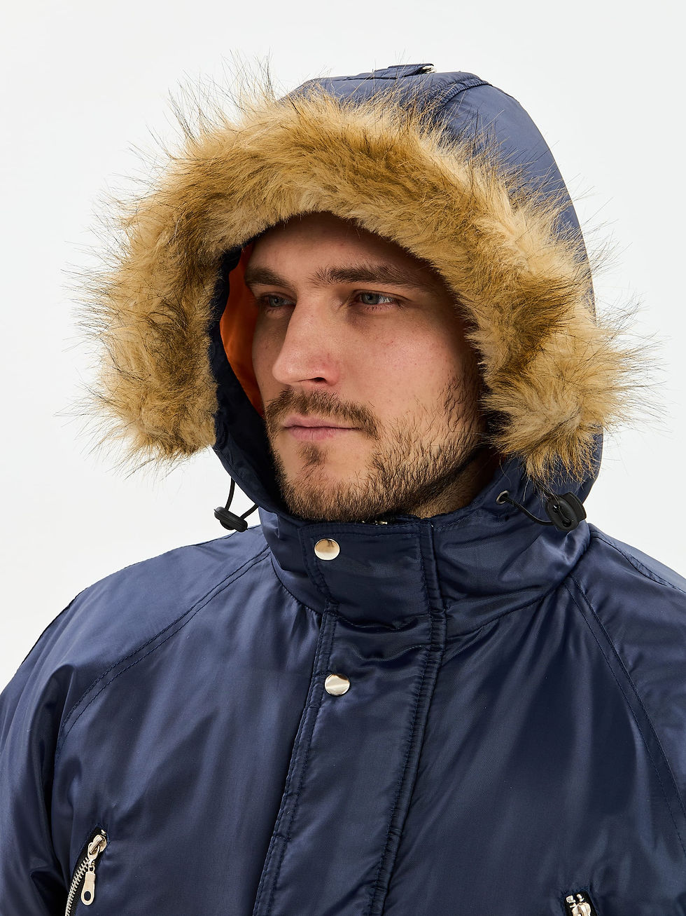 Миниатюра: Куртка зимняя Аляска (тк.Оксфорд), т.синий