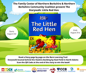 Little Red Hen August Storywalk 2026.png