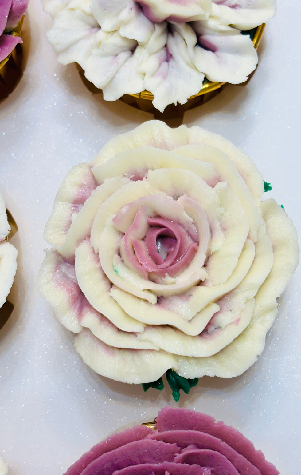 Thumbnail: Floral Cupcakes (1 dozen  standard size cupcakes )