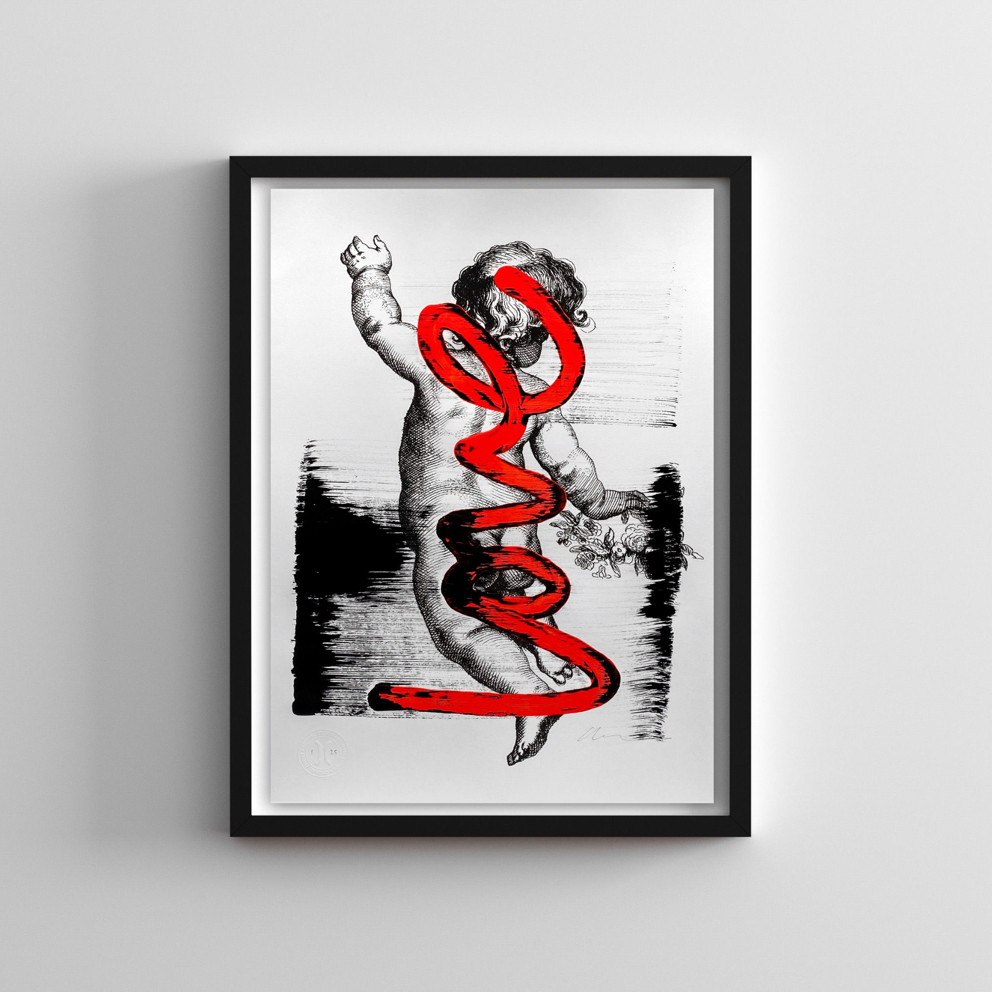 a softer dirty LOVE. (A2 Unframed).