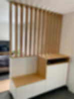 Meuble d'entrée en bois massif