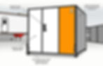 Portable isolation virus proof buildings