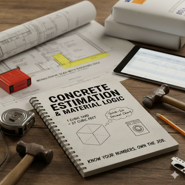 Introduction to concrete estimating