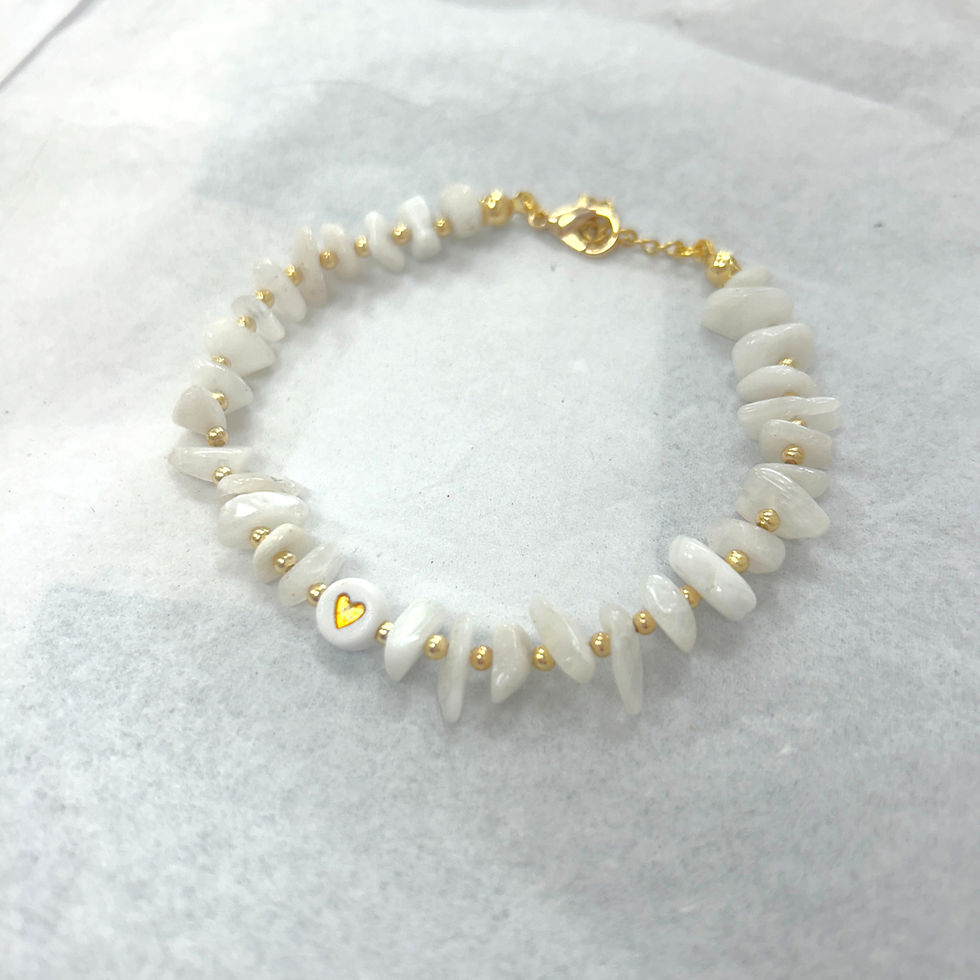Thumbnail: Moonstone Crystal Chip Custom Bracelet