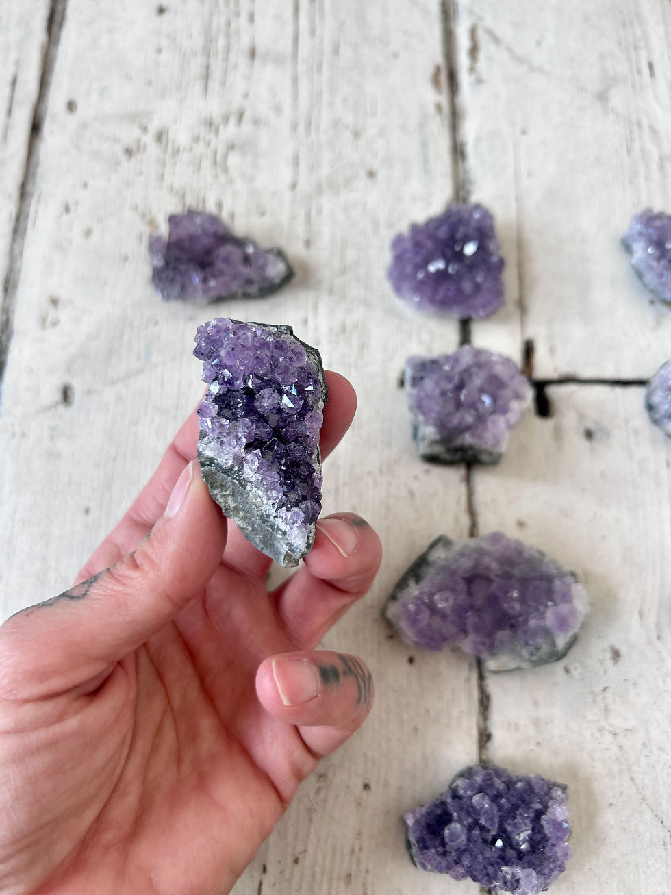 Thumbnail: Small Amethyst Cluster