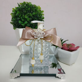 Kit Saboneteira Clean R$54,90