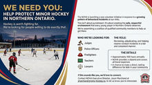 We Need You: Help Protect Minor Hockey in Northern Ontario