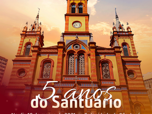 Santuário São José celebra 5 anos de elevação arquidiocesana