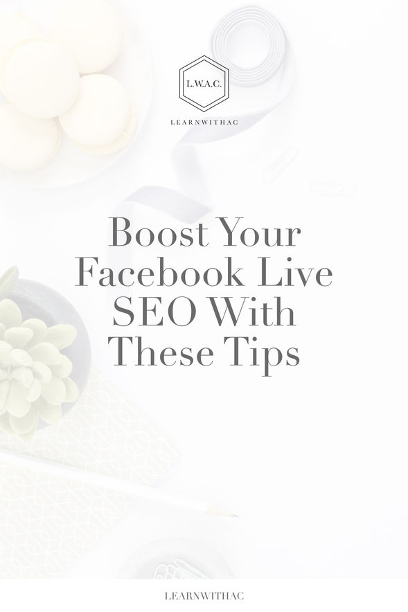 Boost Your Facebook Live SEO With These Tips