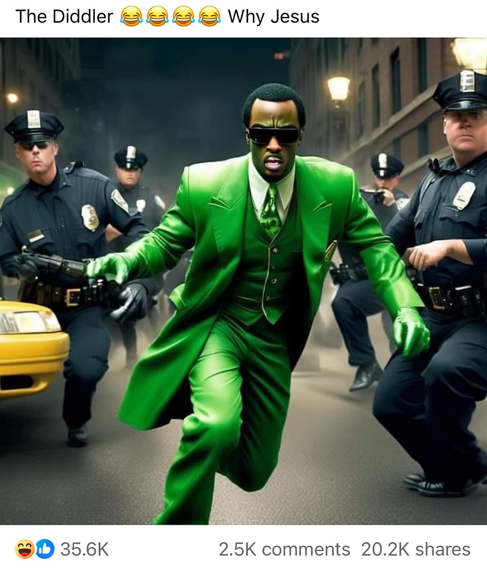 The internet continues to make mockery of the Sean Combs Sex Trafficking Allegation