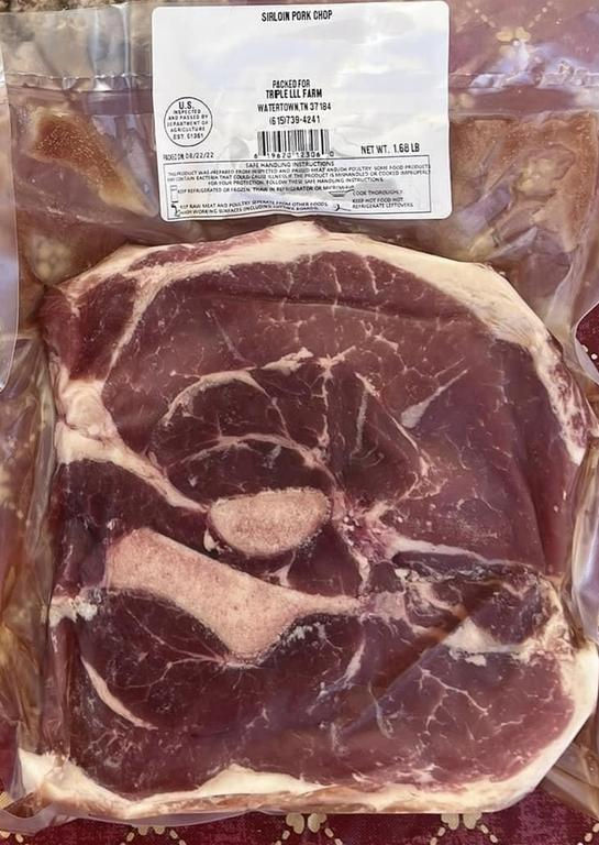 Pork Sirloin Chops Pastured Raise (NON-GMO)